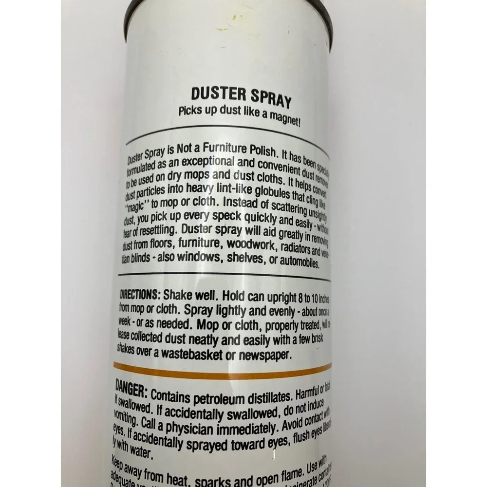Vintage Fuller Brush Company‎ Duster Spray Can Mor Retro Cleaning Collectible